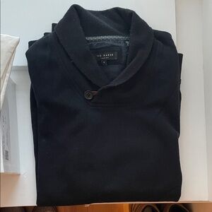 Ted Baker Men's V-Neck Sweater in Black